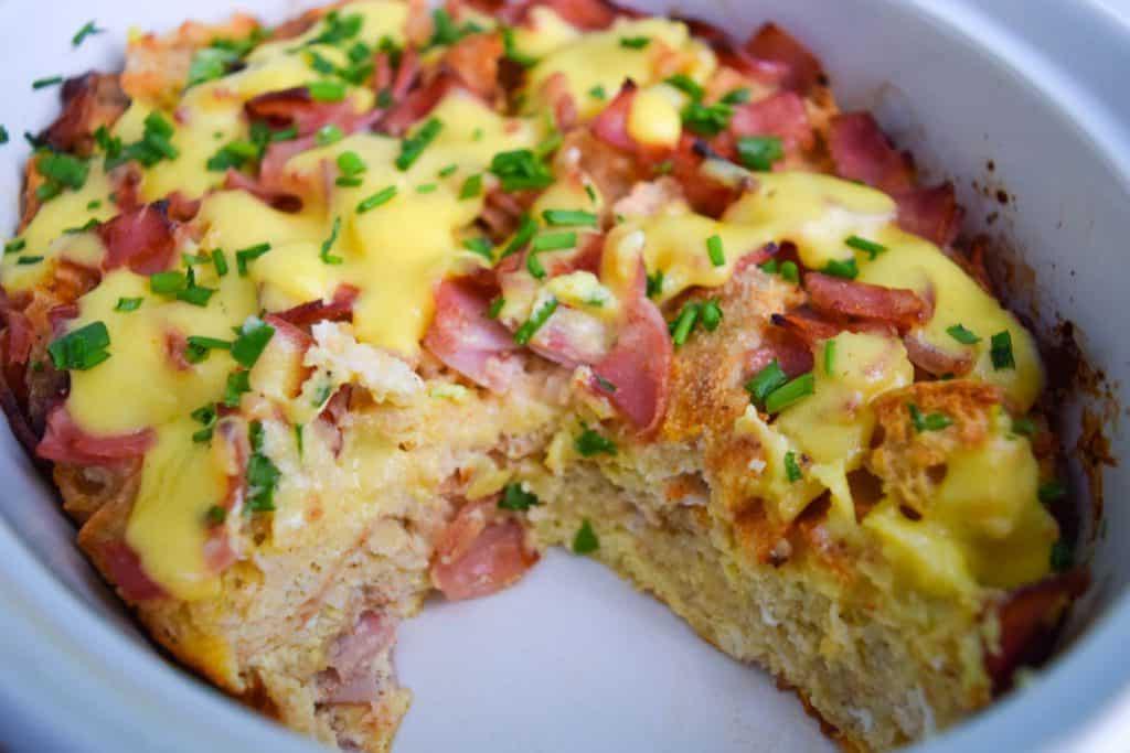 Overnight Eggs Benedict Casserole