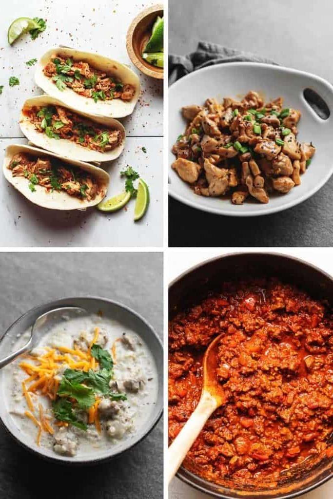 collage of 4 easy meals 