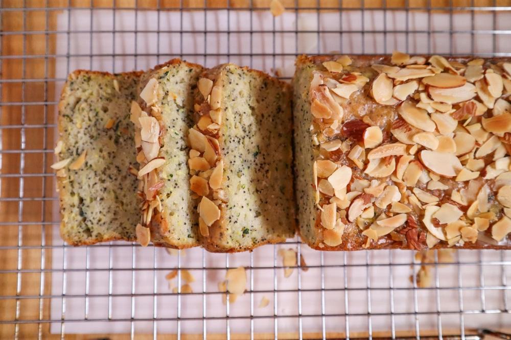 Lemon Almond Zucchini Bread